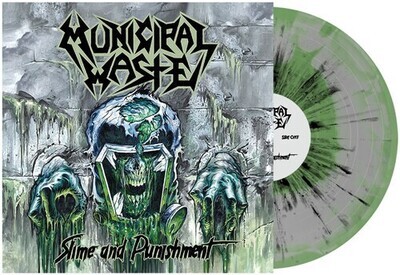 Municipal Waste "Slime and Punishment: Ltd. Ed. 1,500" *Mint Green/Gray Swirl/Black Splatter Vinyl!*