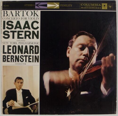 Isaac Stern, Leonard Bernstein "Bartok: Concerto For Violin" NM- 1958/re.1973