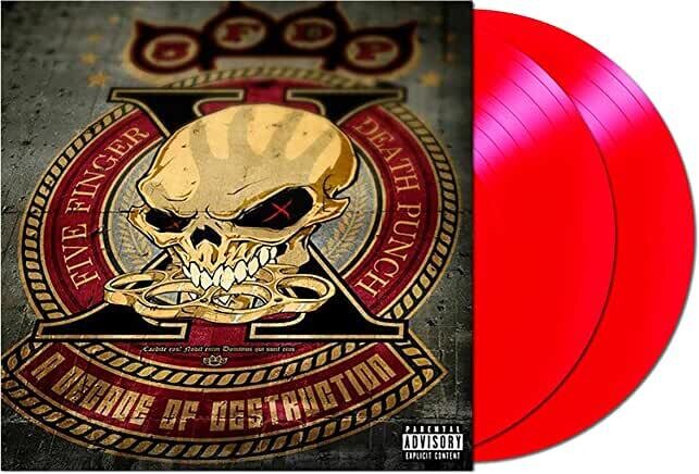 Five Finger Death Punch "A Decade Of Destruction" *cRiMsOn ReD ViNyL!*