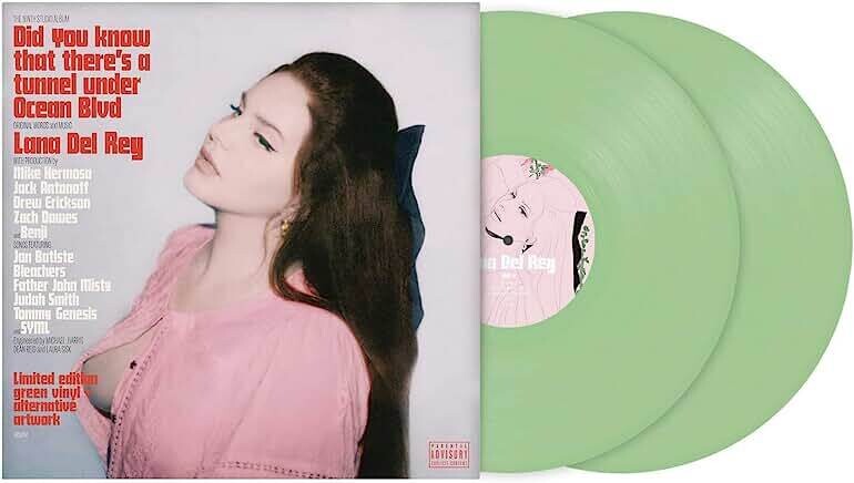 Lana Del Rey "Did You Know There's a Tunnel Under Ocean Blvd." Ltd. Ed. Indie Excl. *gReeN ViNyL!*