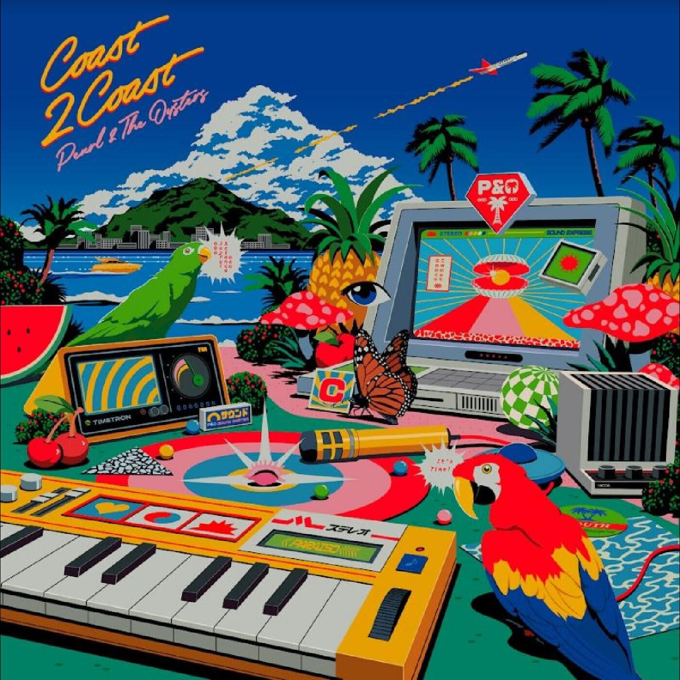 Pearl &amp; The Oysters / Coast 2 Coast *Blue Wave Vinyl*