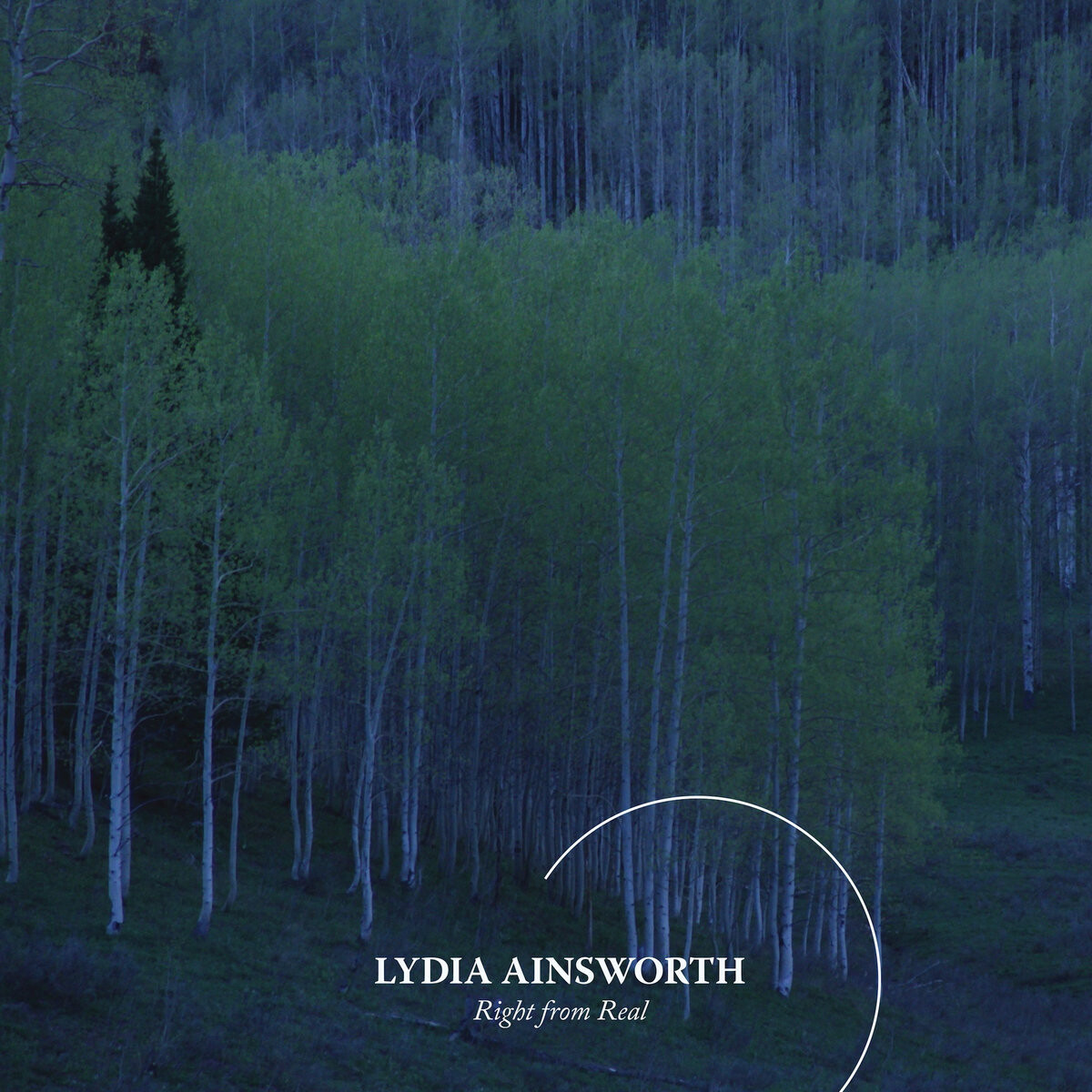 Lydia Ainsworth "Right From Real" NM 2014 *gReeN ViNyL*