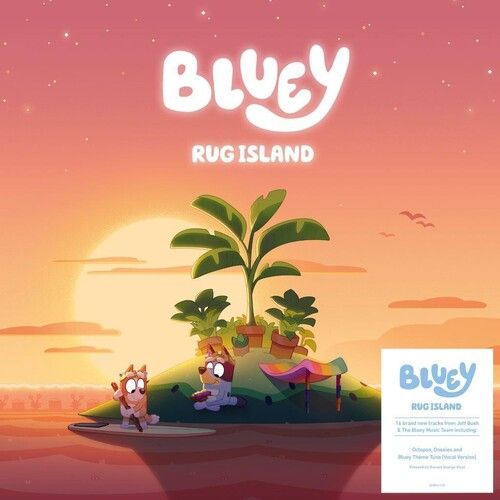 Bluey &quot;Rug Island&quot; *Sunset Orange Colored Vinyl*