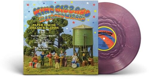King Gizzard &quot;Paper Mache Dream Ballon&quot; {2xLPs!} [Pink Seaglass Wave Vinyl!*