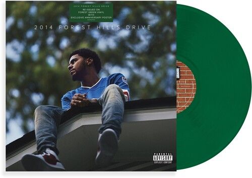 J. Cole &quot;2014 Forest Hills Drive&quot; *Indie Exclusive, 10 Year Anniversary, Green Vinyl*