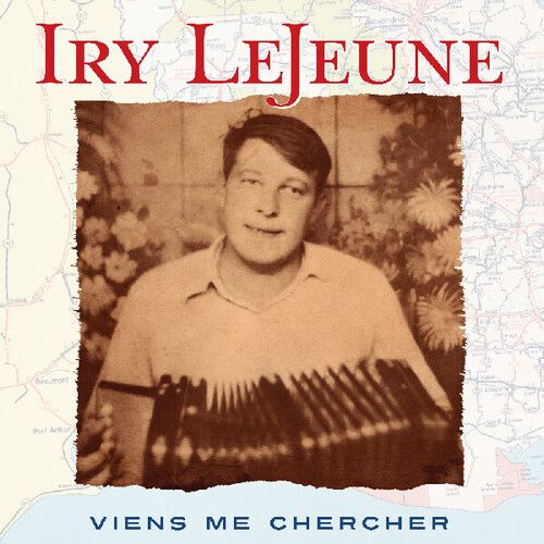 Iry LeJune &quot;Viens Me Chercher&quot; *w/ Booklet, Blue &amp; Red vinyl*