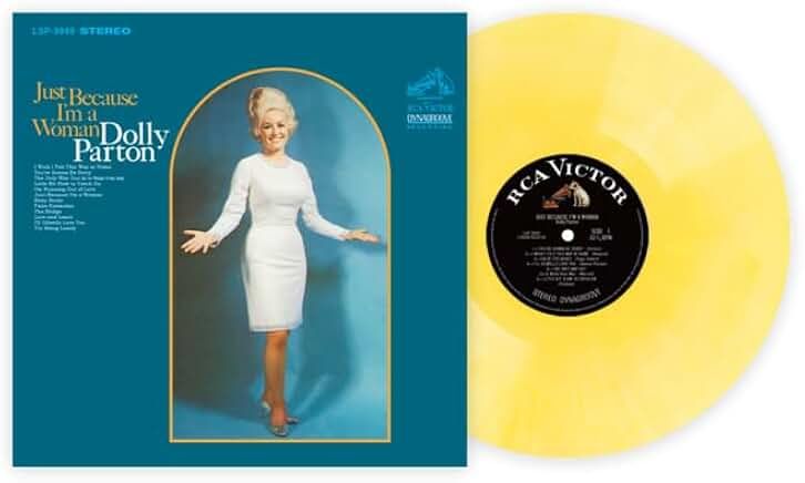Dolly Parton &quot;Just Because I&#39;m A Woman&quot; *YeLLoW ViNyL!*