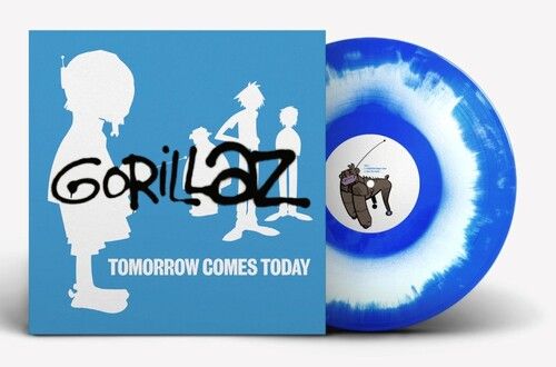 Gorillaz &quot;Tomorrow Comes Today EP&quot; *White &amp; Blue Vinyl*