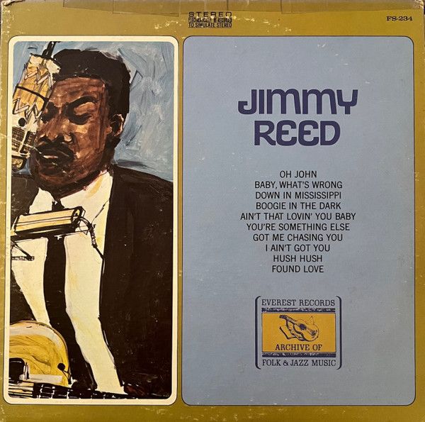Jimmy Reed &quot;Archive Of Folk &amp; Jazz&quot; VG 1969