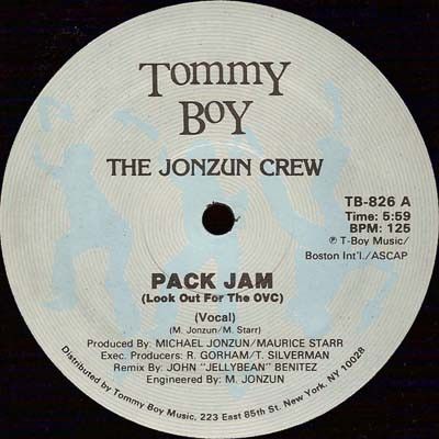 Jonzun Crew &quot;Pack Jam&quot; {12&quot;} EX+ 1982