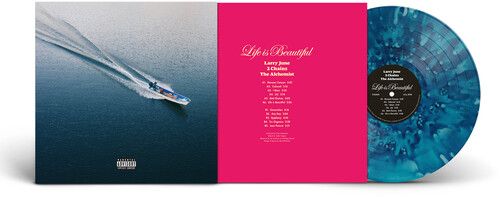 Larry June, 2 Chainz, &amp; The Alchemist &quot;Life Is Beautiful&quot; *Blue Ghostly Vinyl*