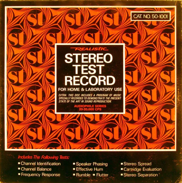 Various &quot;Realistic Stereo Test Record&quot; NM 1963