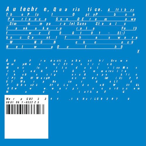 Autechre &quot;Quaristice&quot;