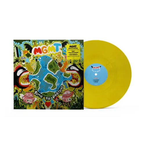 MGMT &quot;Time to Pretend&quot; *BANANA YELLOW VINYL*