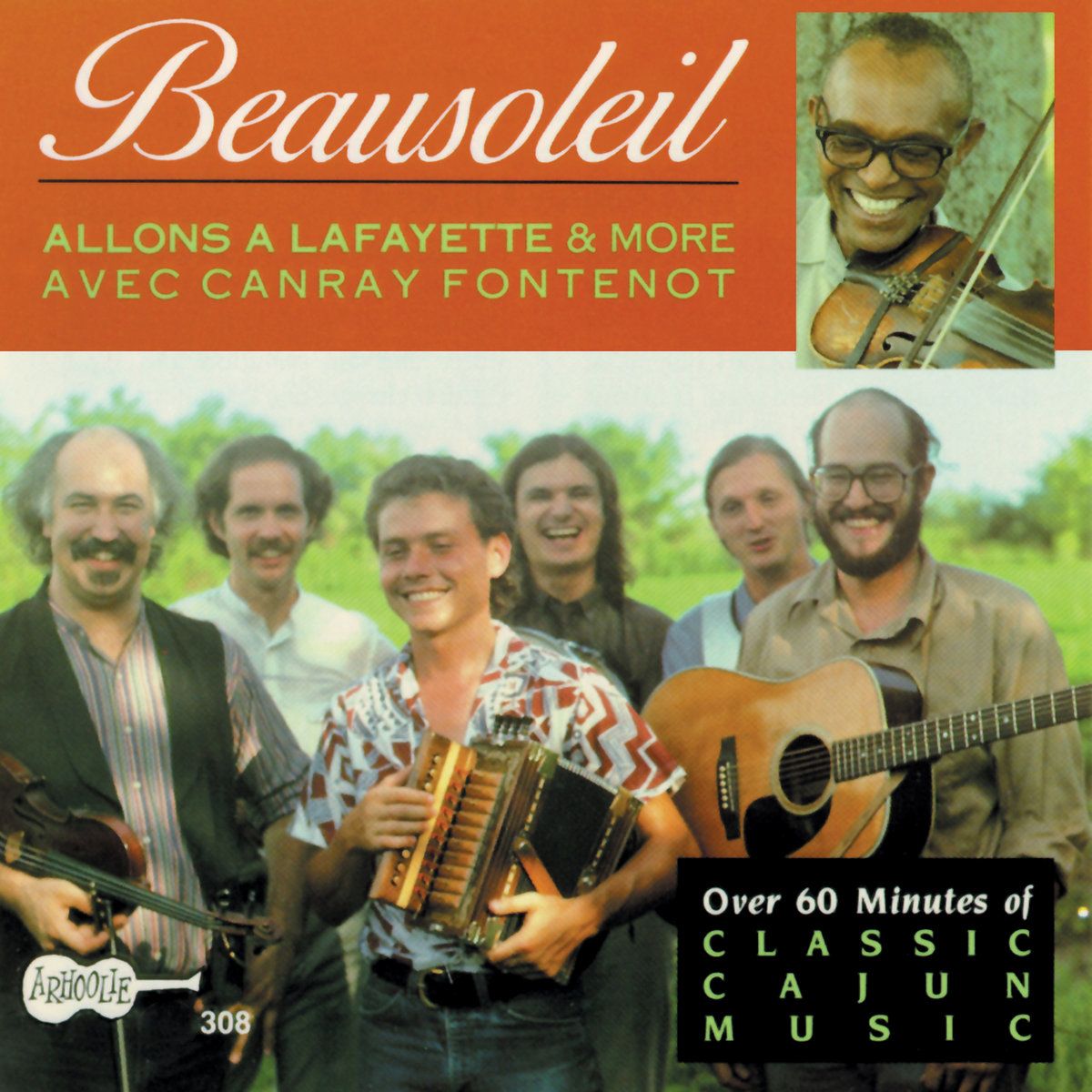 Beausoleil Avec Canray Fontenot &quot;Allons A Lafayette&quot; *CD* 1986