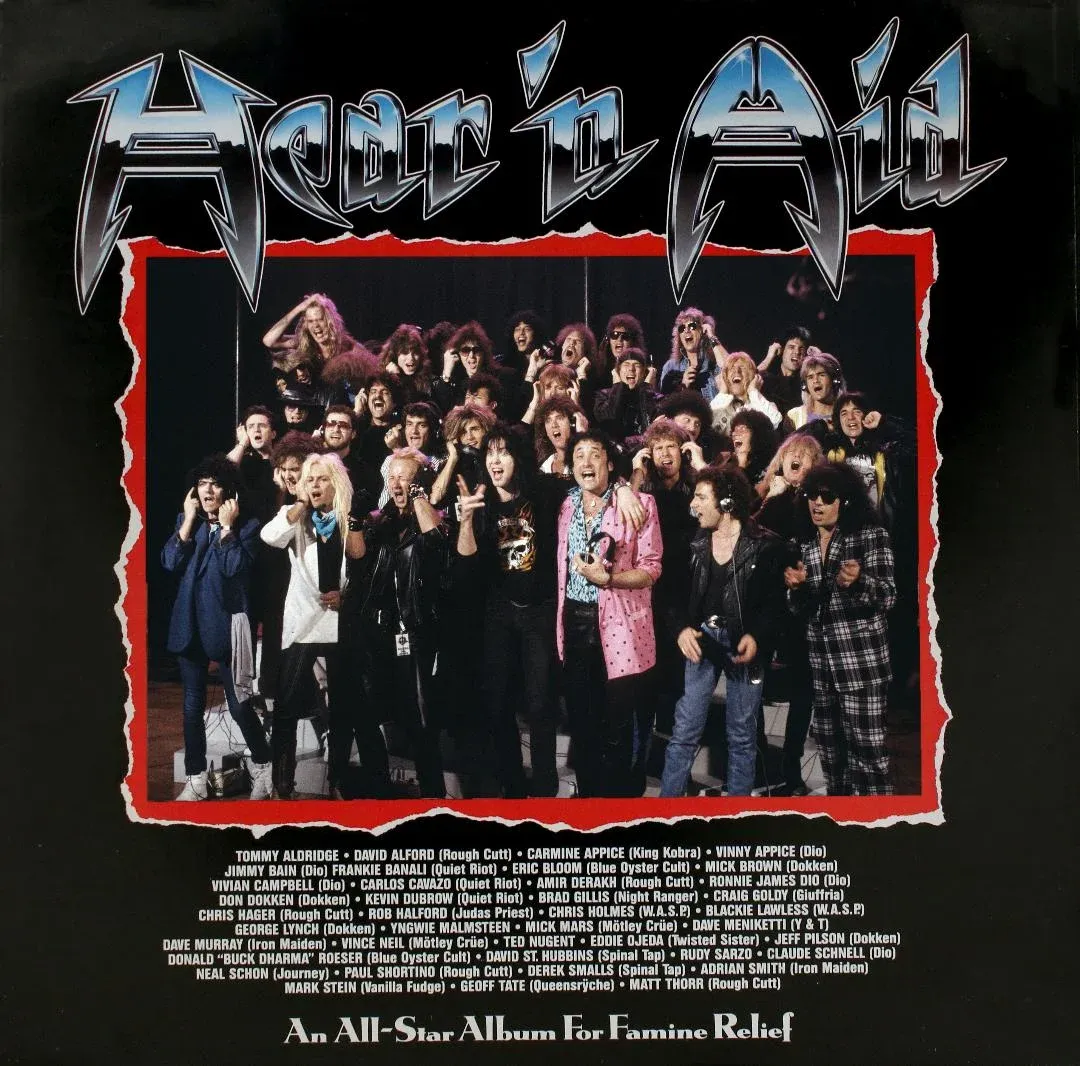 Various &quot;Hear &#39;n Aid (An All-Star Album For Famine Relief)&quot; NM- 1986