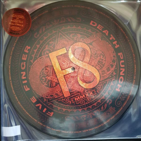 Five Finger Death Punch &quot;F8&quot; *PiCtUrE DiSc!*