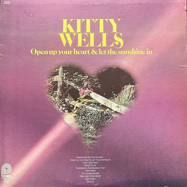 Kitty Wells "Open Up Your Heart..." EX+ 1975