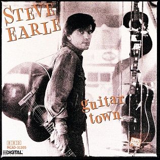 Steve Earle "Guitar Town" EX+ 1986