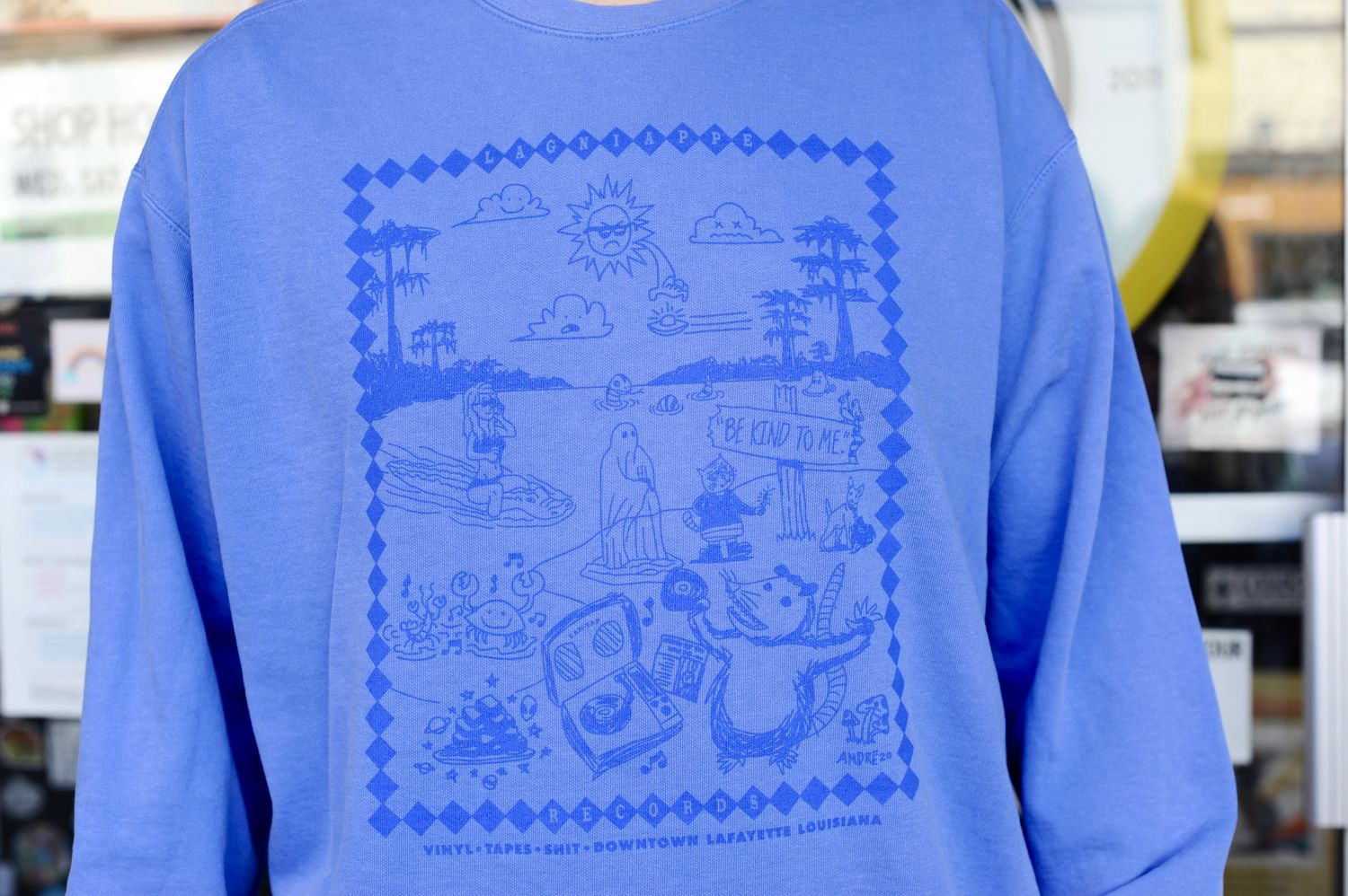Flo Blue Blue Swamp Party Sweatshirt