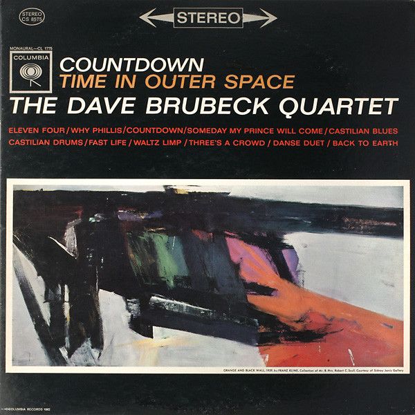 Dave Brubeck Quartet "Countdown Time In Outer Space" NM- 1962 [r10048722]
