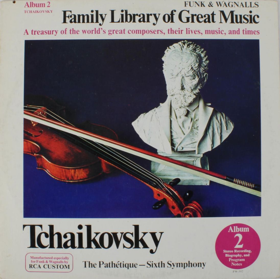 Tchaikovsky "Funk &amp; Wagnalls Family Library...(Album 2)" NM- 1977