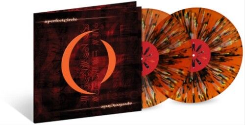 A Perfect Circle "Mer de Noms" *Orange w/ Black, White, &amp; Yellow Splatter!*
