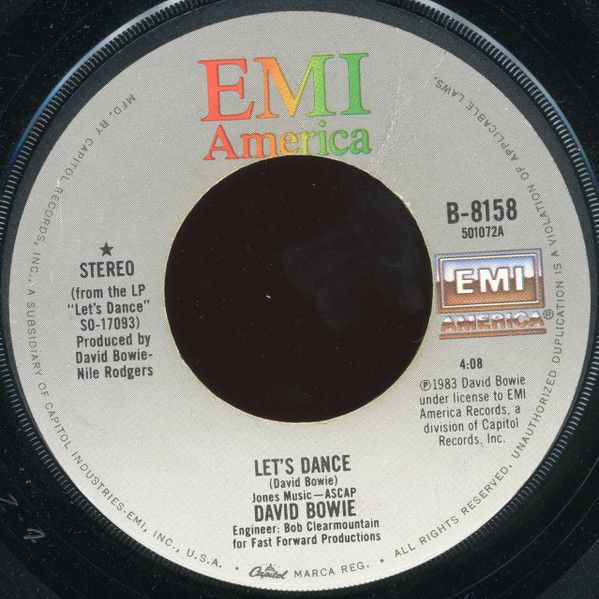 David Bowie "Let's Dance" *45* 1983
