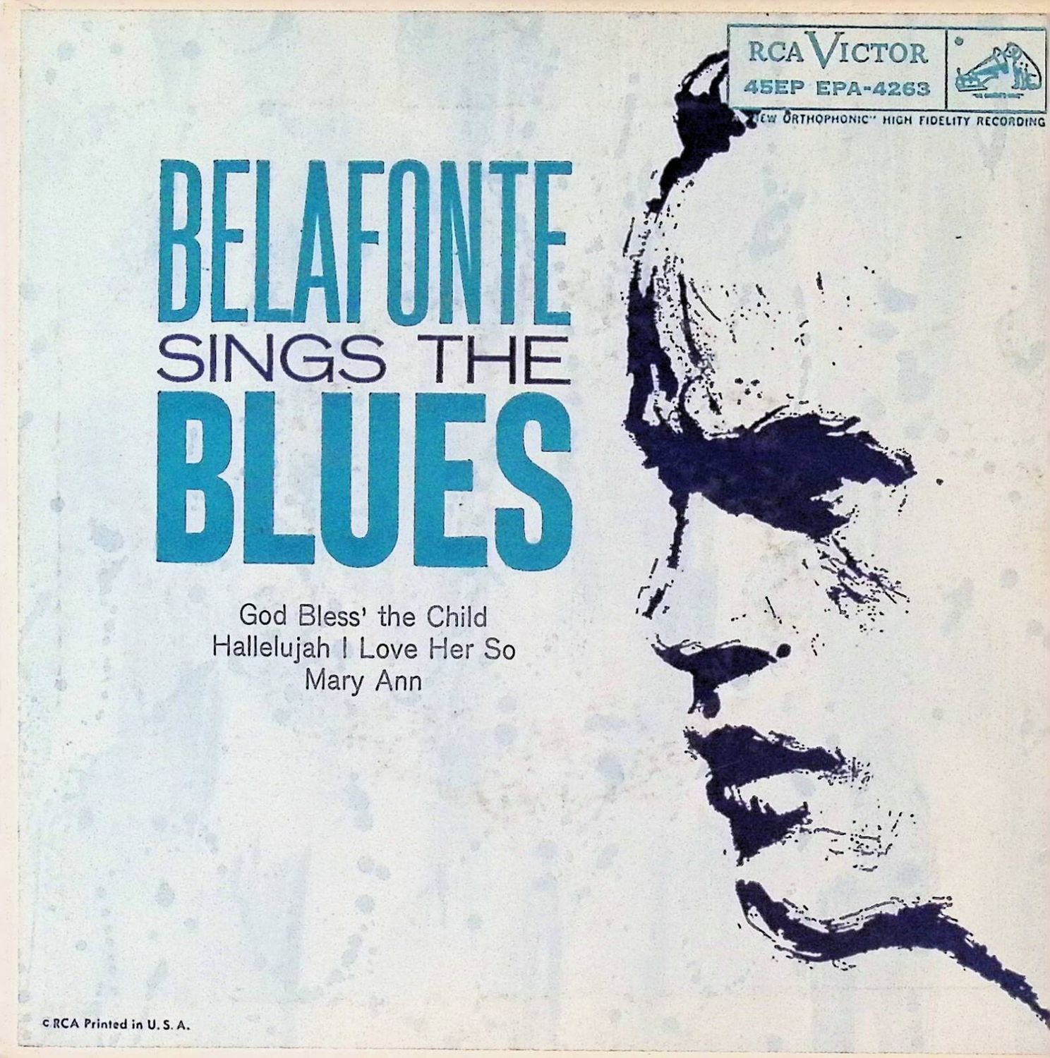 Harry Belafonte "...Sings The Blues" VG+ 1958 *MONO*