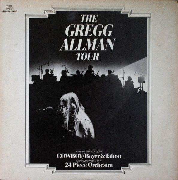 Gregg Allman ‎"The Gregg Allman Tour" EX+ 1974 {2xLPs!}