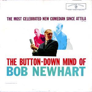 Bob Newhart "The Button-Down Mind Of..." VG+ 1960