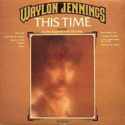 Waylon Jennings "This Time" EX+ 1974