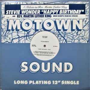 Stevie Wonder / Rev. MLK "Happy Birthday / I Have A Dream" {12"} 1980