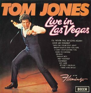 Tom Jones "Live In Las Vegas" NM- 1969
