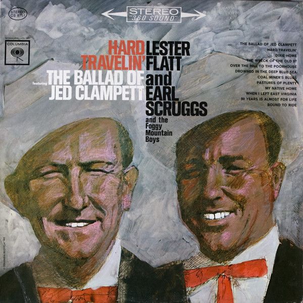 Flatt &amp; Scruggs "Hard Travelin’" VG+ 1963 *MONO*