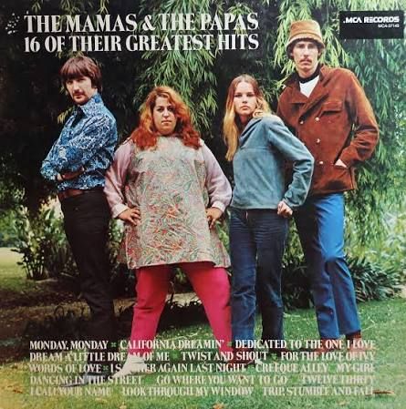 The Mamas &amp; The Papas "16 Of Their Greatest Hits" EX+ 1969/re.1981