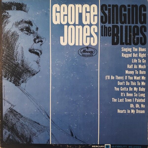 George Jones "Singing The Blues" EX+ 1965 *MONO*