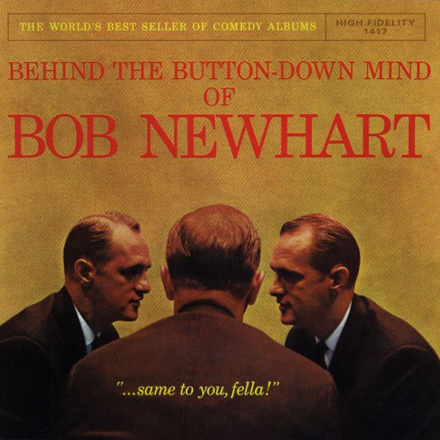 Bob Newhart "Behind The Button-Down Mind" VG+ 1961