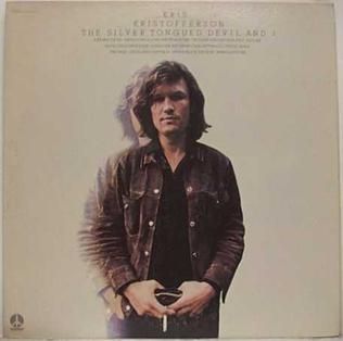 Kris Kristofferson "The Silver Tongued Devil And I" EX+ 1971