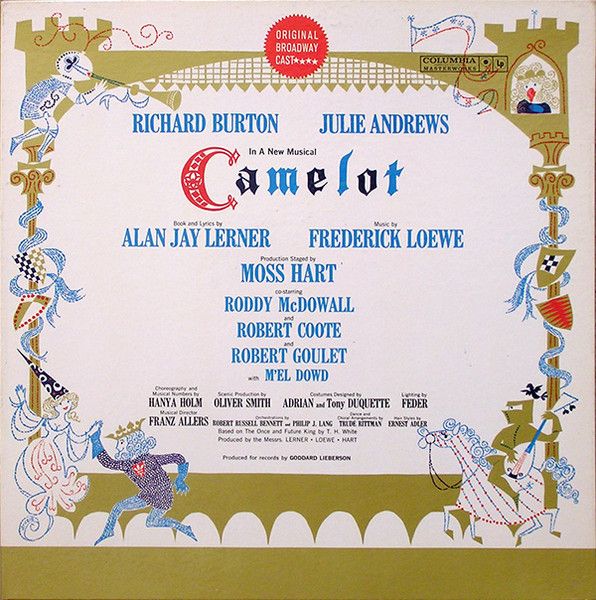 Richard Burton, Julie Andrews "Camelot" EX+ 1960/re.