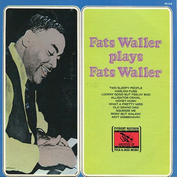 Fats Waller ‎"...Plays Fats Waller" NM 1976