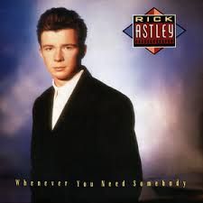 Rick Astley "Whenever You Need Somebody" NM- 1987