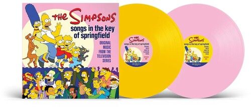 The Simpsons "Songs In The Key Of Springfield (OST)" *Yellow &amp; Pink Vinyl*