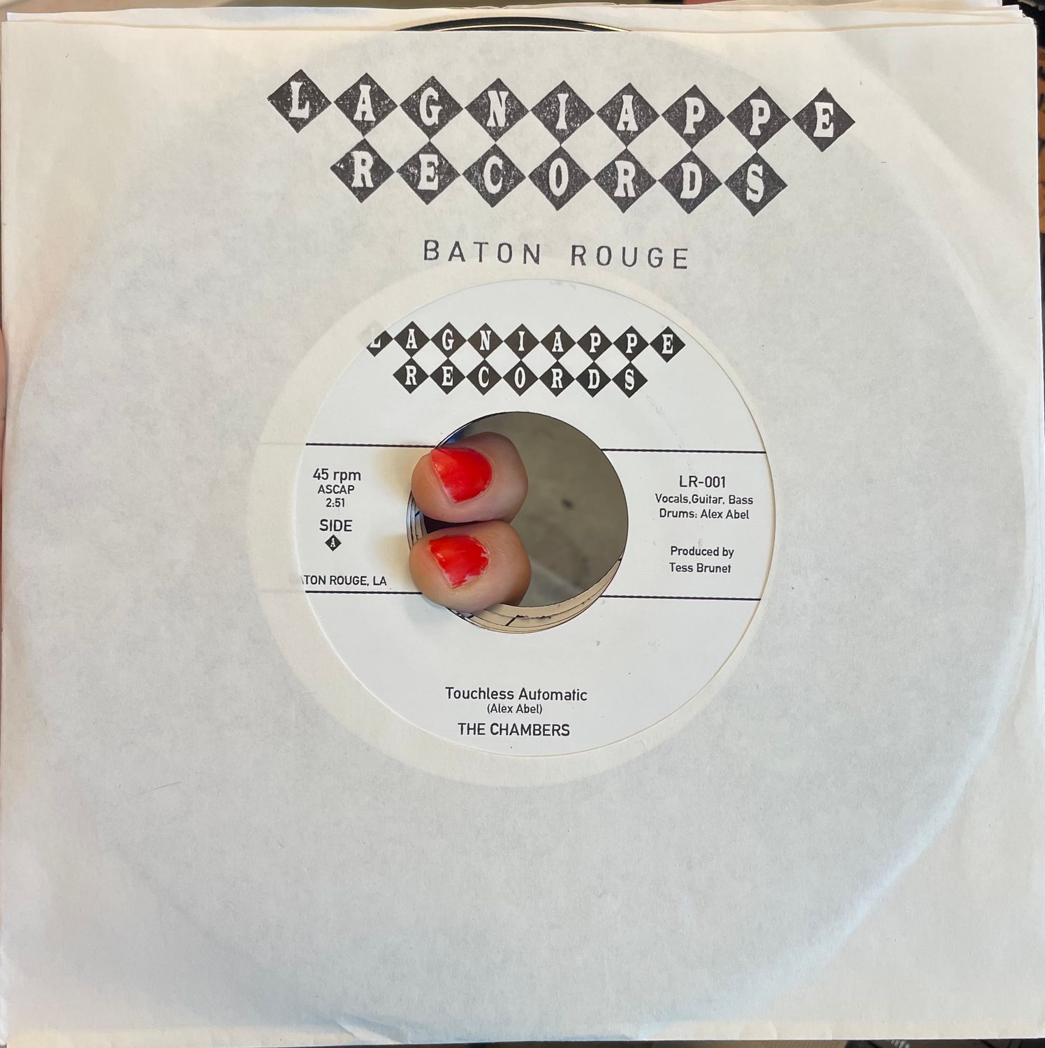 The Chambers "Touchless Automatic/Bottoms Of My Feet" 7"