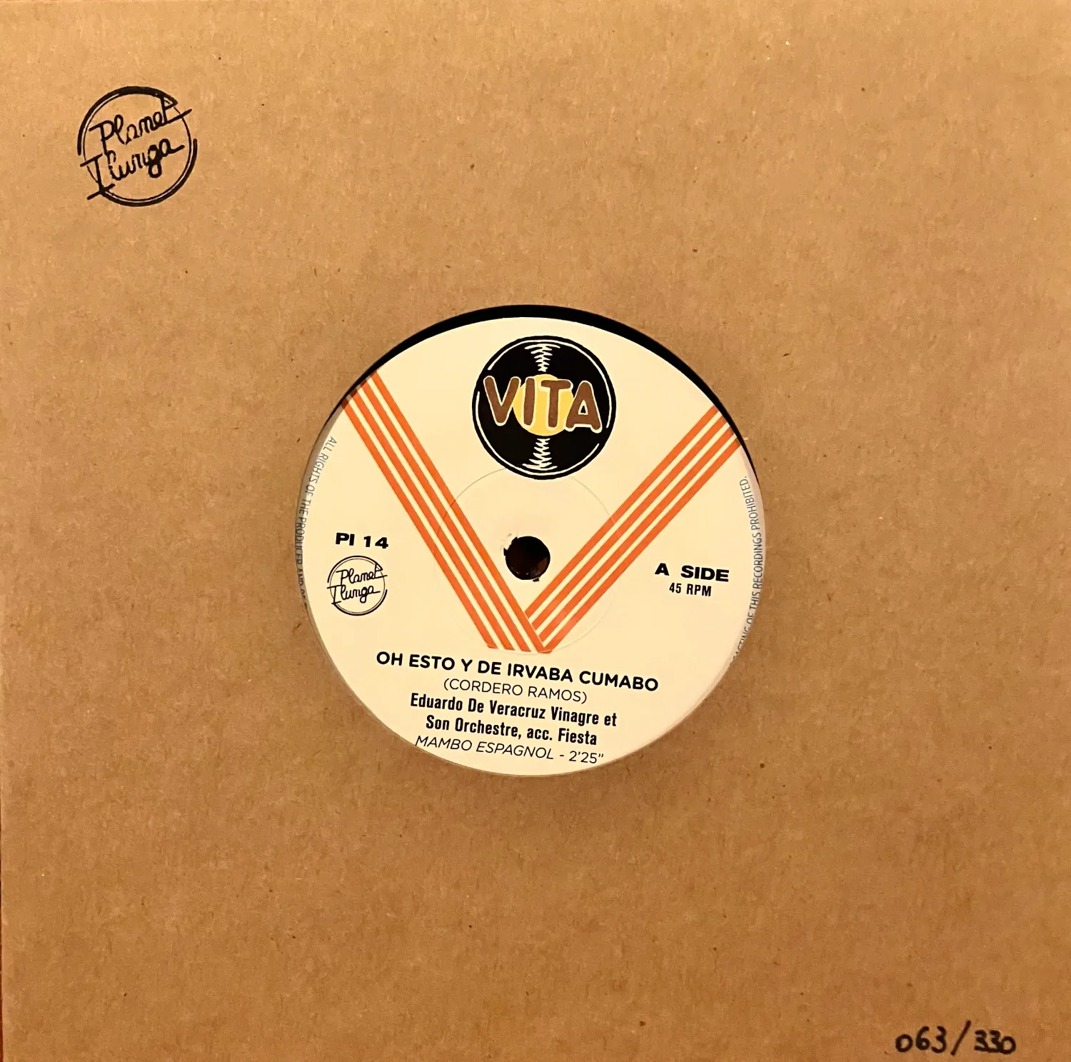 African Fiesta "Oh Esto Y De Irvaba Cumabo / En Guantanamo" *45*