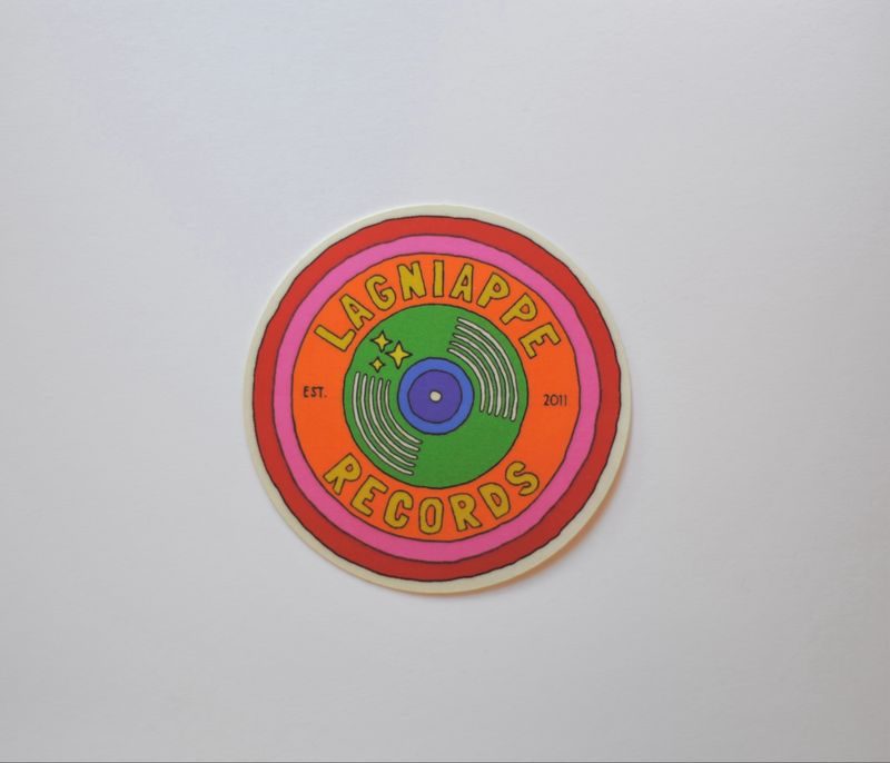 Pride Lagniappe Records Logo *Sticker*