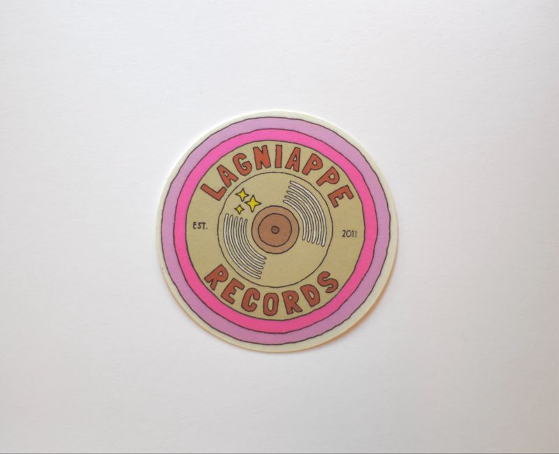 Secret Boob Lagniappe Logo *Sticker*