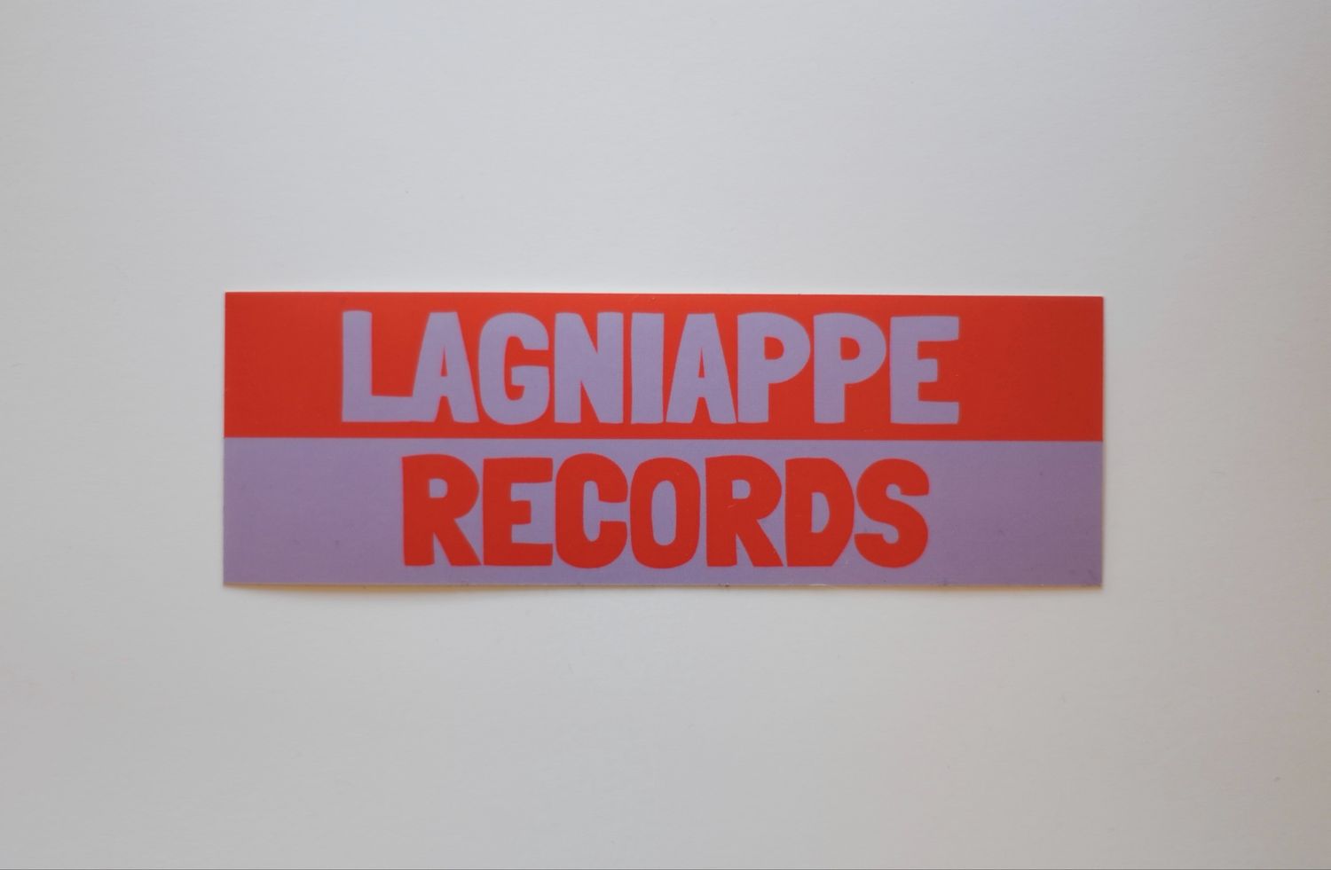 Lagniappe Records *Sticker* {Pink &amp; Purple}