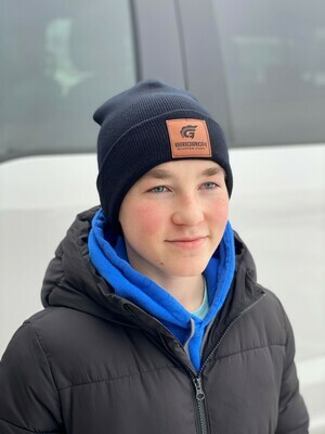 GIBC Workwear Leather Patch Beanie