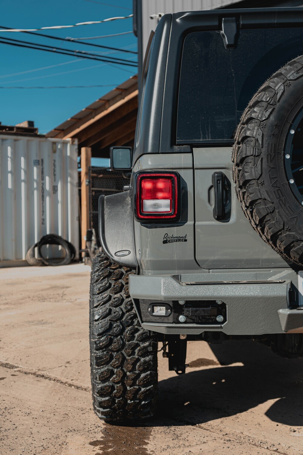 REAR BUMPER JEEP WRANGLER JL 2019-2023